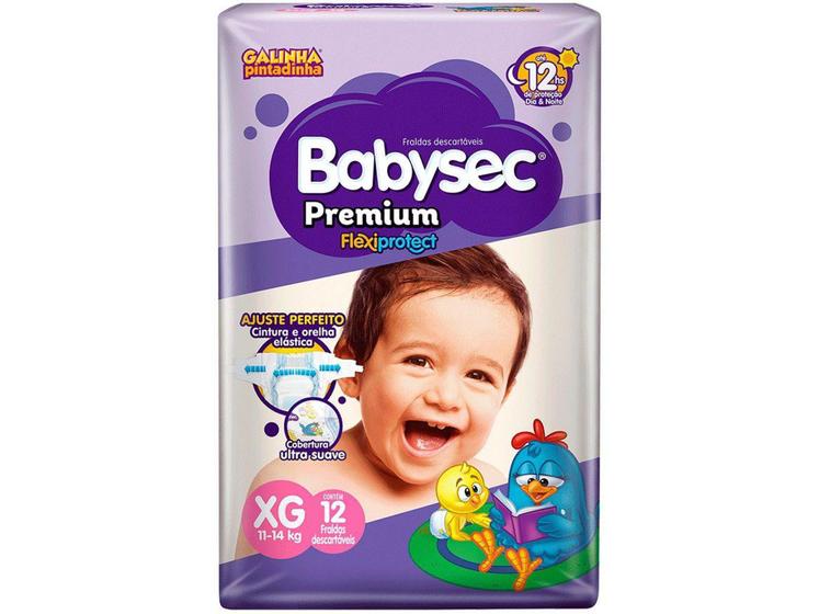 Fralda Babysec Premium Galinha Pintadinha Tam Xg A Kg