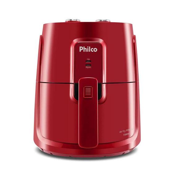 Fritadeira Air Fryer Philco V Litros W Air Flow Vermelha