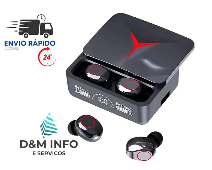 Headset M90 TWS Fone De Ouvido Bluetooth Sem Fio 5 3 De Chamada Dupla