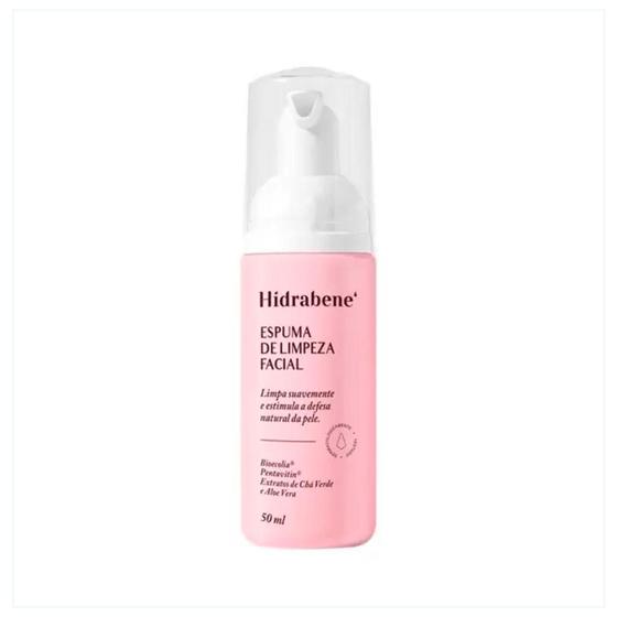 Hidrabene Espuma de Limpeza Facial 50ml Limpeza Facial Dermocosmético