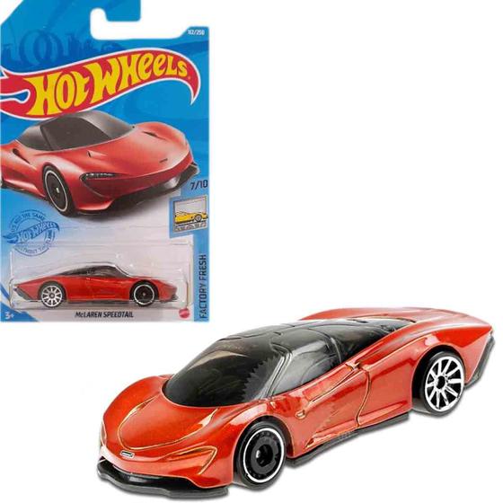Hot Wheels Carrinho McLaren Speedtail Factory Fresh GRY Mattel