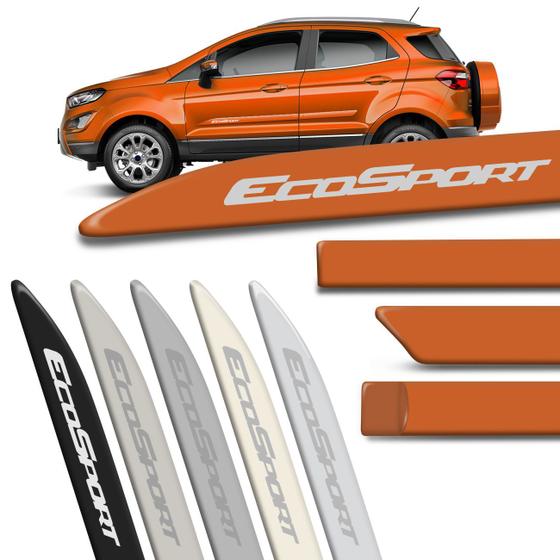 Jogo Friso Lateral Nova Ecosport 2013 a 2021 Cor Original Facão