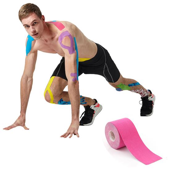 Kinesio Tape Fita Bandagem El Stica Adesiva Para Dor Muscular E