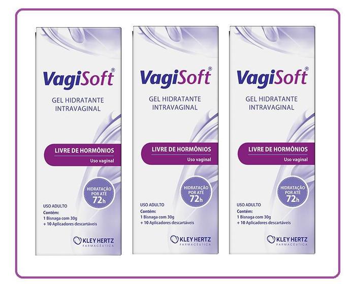 Kit Vagisoft Gel Hidratante Intravaginal G Kley Hertz Cuidados