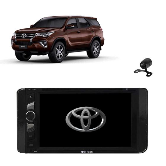 Kit Central Multimidia Dvd Hilux Sw Moldura Camera E Tech