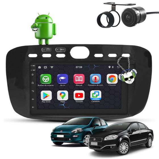 Kit Central Multim Dia Mp Sistema Android Espelhamento Usb Bluetooth