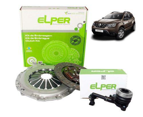 Kit Embreagem Renault Oroch Duster V X C Atuador Elper