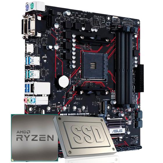 Kit Upgrade Processador Amd Ryzen G Placa M E Asus Prime B M