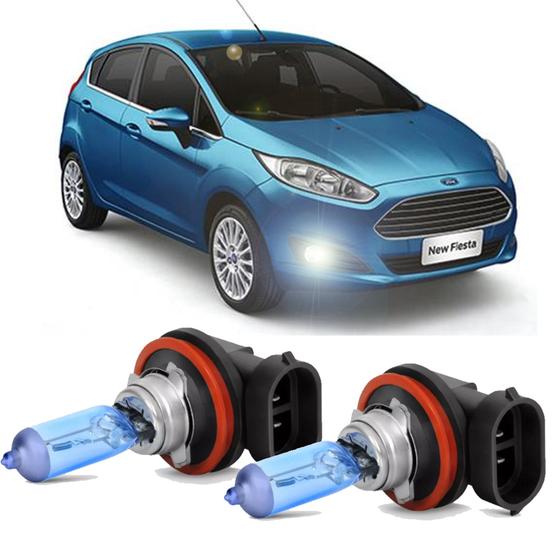 Lampada Super Branca Farol De Milha 8500k Ford Fiesta 2015 A 2022