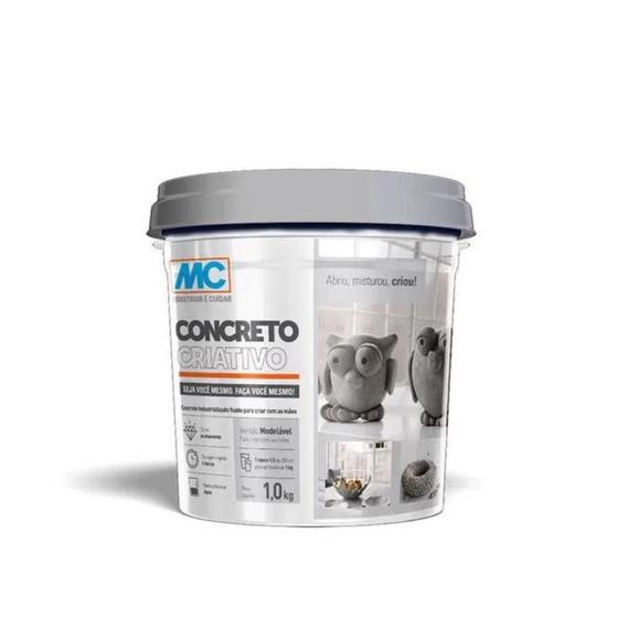 Mc Bauchemie Concreto Criativo Versao Modelavel 1 Kg Argamassa Para