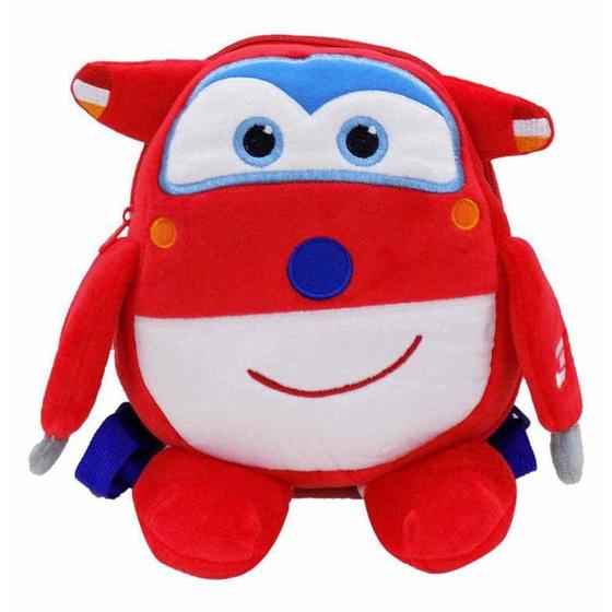 Mochila Infantil Pequena Avi O Super Wings Jett Luxcel Mochilas E