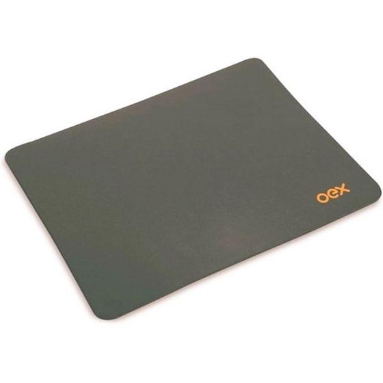 Mouse PAD Emborrachado EVA OEX MP100 Cinza Mouse Pad Magazine Luiza