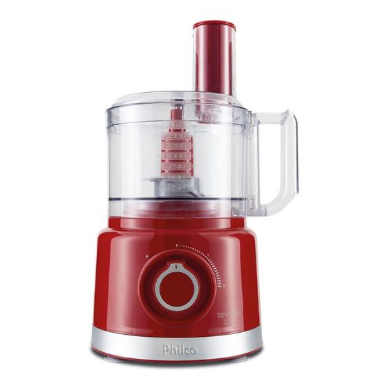 Multiprocessador Philco Pmp V W Vermelho Processador