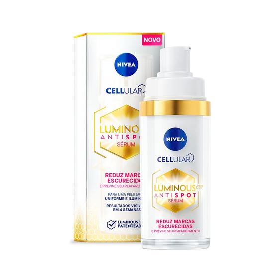 Nivea S Rum Facial Cellular Luminous Ml S Rum Para O Rosto