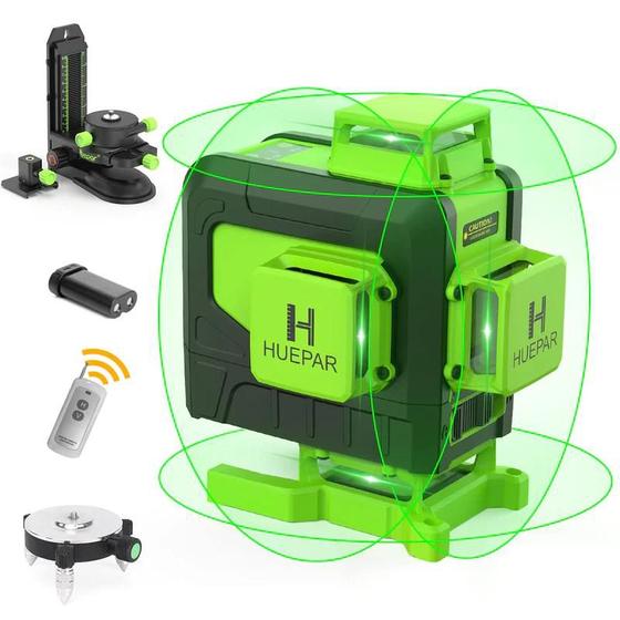 N Vel A Laser Huepar Linhas Verde Suporte E Controle N Vel A