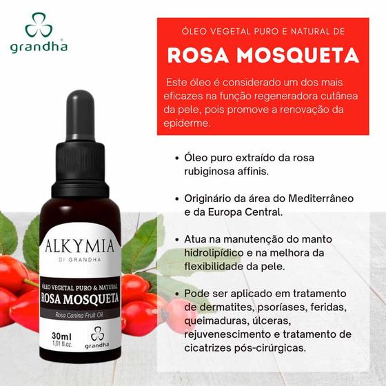 Leo De Rosa Mosqueta Vegetal Puro Ml Grandha Alkymia Leo Vegetal