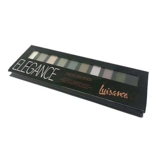 Paleta De Sombras Matte Eyes Design Elegance Ref L642 10 Unidades