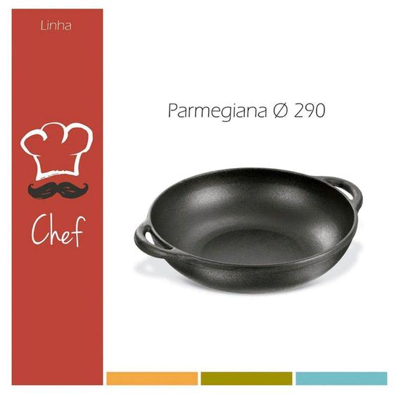 Panela Parmegiana Em Ferro Fundido Cm Fumil Ca Arolas Magazine Luiza