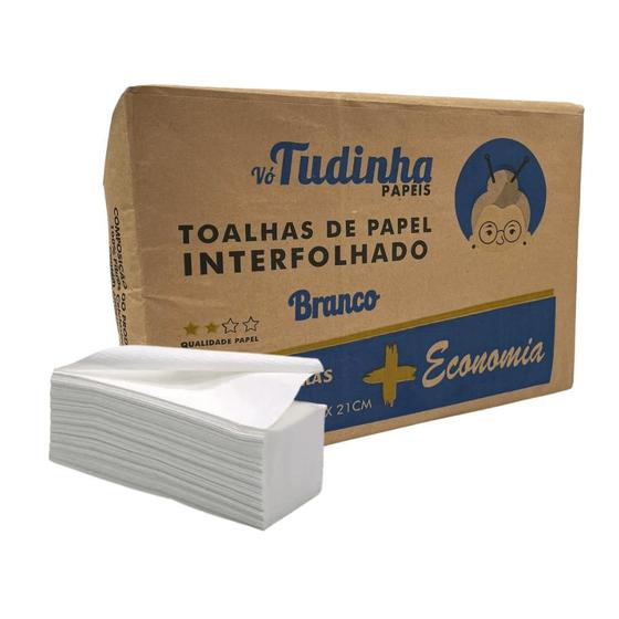 Papel Interfolha Branco Vó Tudinha Praticidade e Qualidade em Folhas