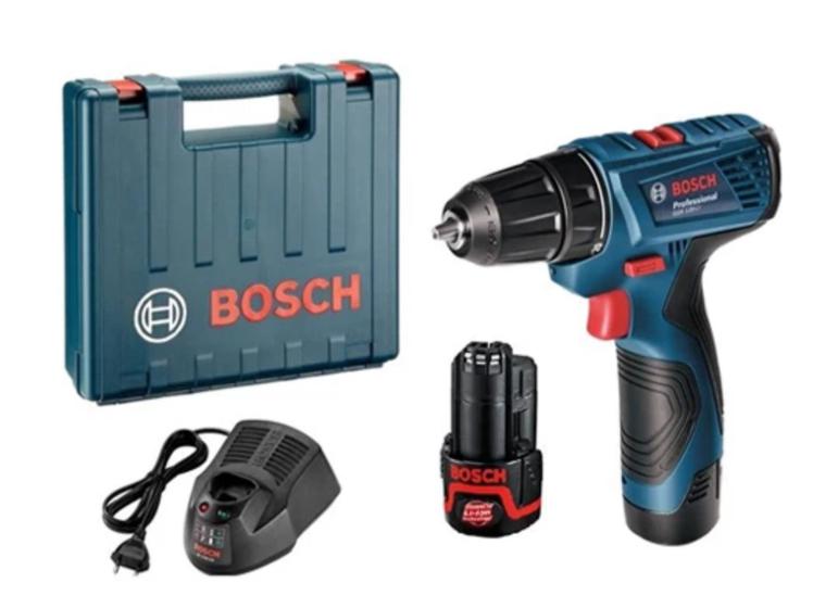 Parafusadeira Furadeira Gsr 120 Li 12v Bivolt Bosch 2 Baterias