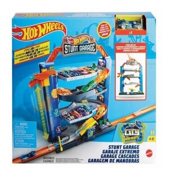 Pista City Garagem De Manobras Hot Wheels Mattel Gnl Pistas