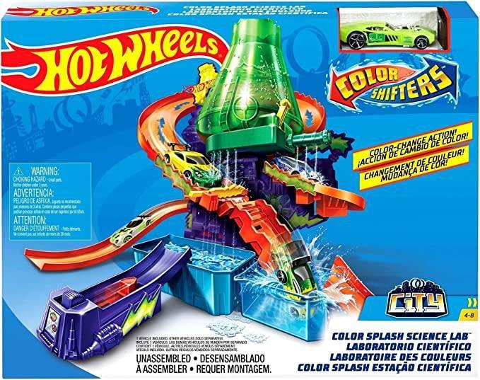 Pista e Acessórios Hot Wheels Color Change Estação Científica Mattel Pistas Magazine Luiza