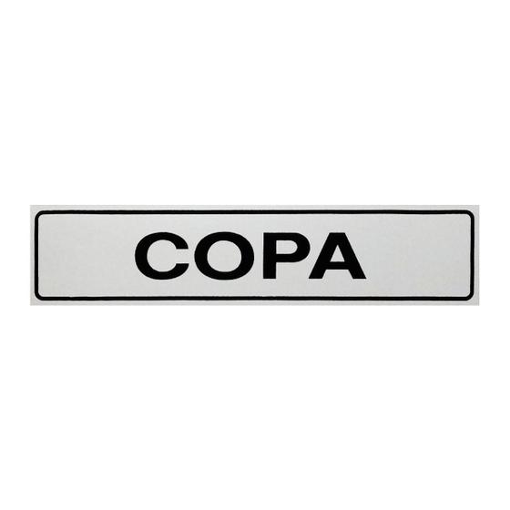 Placa De Sinalização Copa 30x7 Acesso B 512 1 F9e Placa de