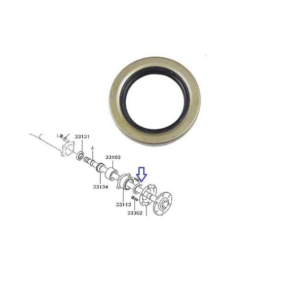 Retentor Roda Traseira Externo L200 Hpe Sport Outdoor 2003 Á 2012