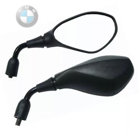 Retrovisor Gs F Bmw Haste Curta Fixo Rosca Honda Par