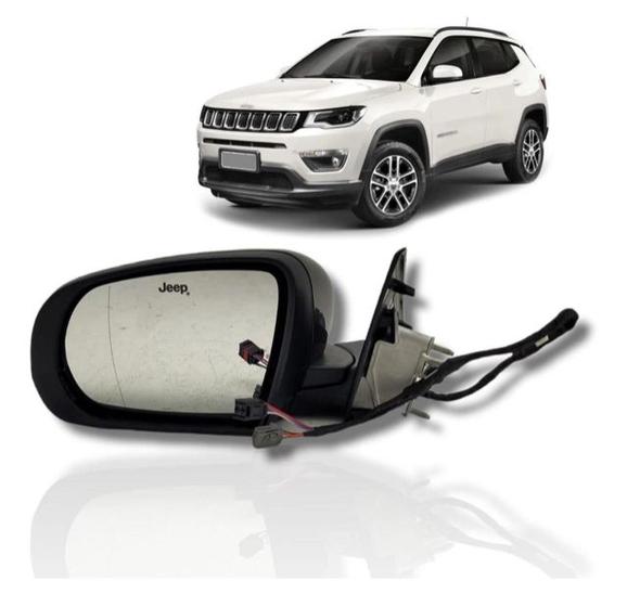 Retrovisor Lado Esquerdo Jeep Compass 2017 até 2022 Original Jeep