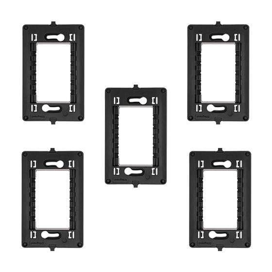 Suporte 4x2 Pial Plus 612122nt Legrand Para Tomada E Interruptores