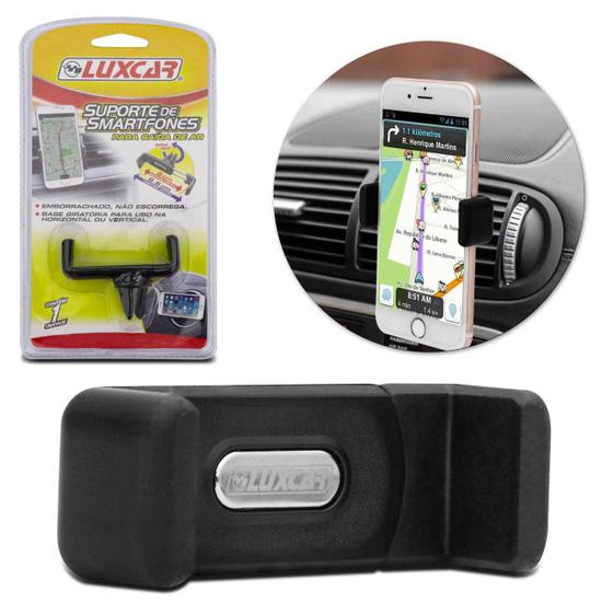 Suporte Veicular Universal Para Smartphone Celular Gps Luxcar Difusor