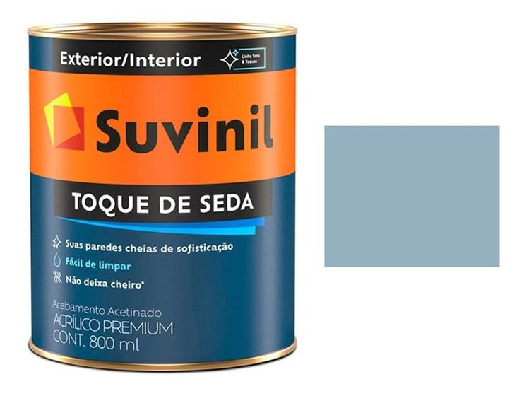 Suvinil Acetinado Toque De Seda Acrilico Lavável Céu Nublado 900ml