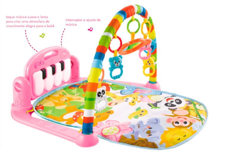 Tapete Gin Sio Baby Atividade Musical Piano Interativo Bebe Lyz Baby