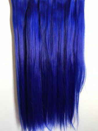 Tic Tac Aplique Azul Royal Cabelo Organico Liso Cm Lynx Produ Es