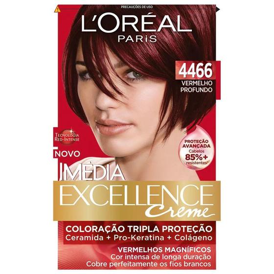 Tintura Imedia Cor Vermelho Profundo Loreal Im Dia