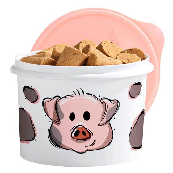 Tupperware Tupper Caixa Porco L Linha Fazendinha Pote Pote