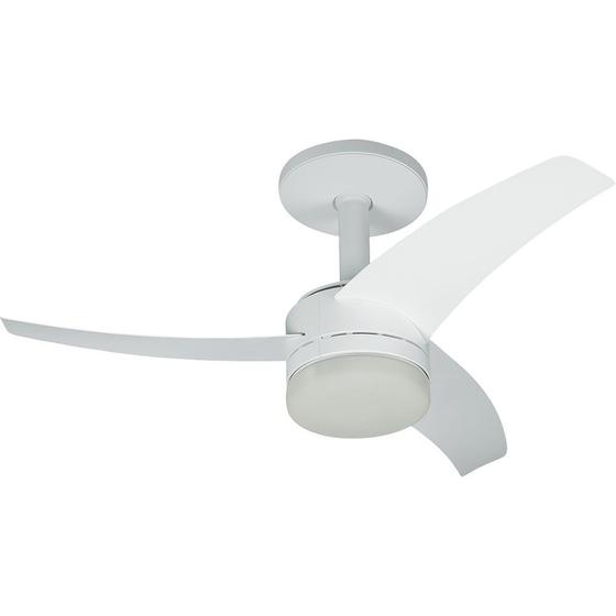 Ventilador de Teto 3 Pás Arno Ultimate Globo Controle Remoto Branco