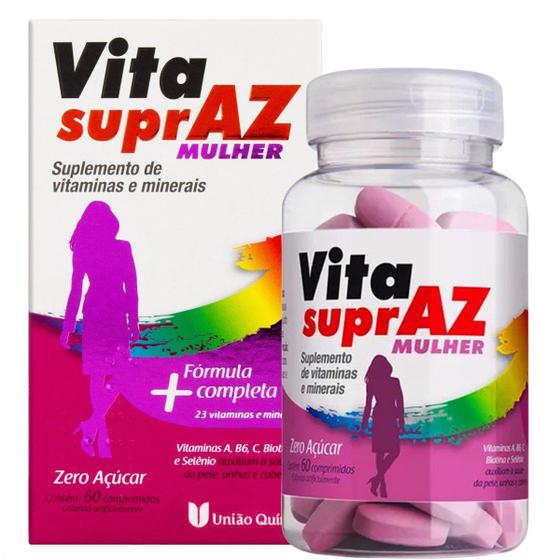 Vita Supraz Mulher Suplemento Vitam Nico Mineral C Comprimidos