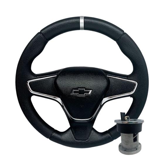 Volante Logo Preto Cubo Corsa Celta Vectra Prisma Omega Af