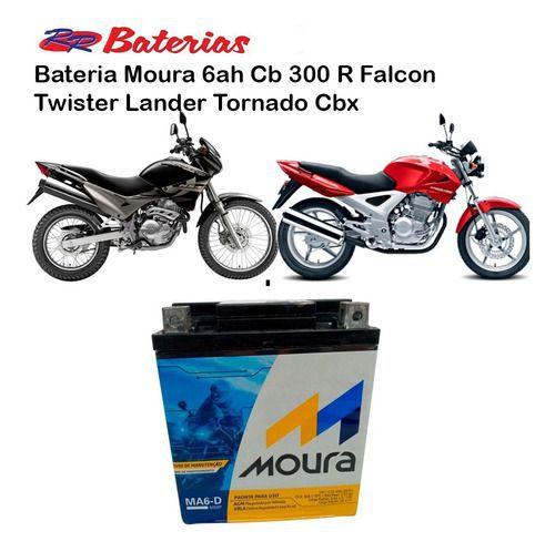 Bateria Moura Ah Cb R Falcon Twister Lander Tornado Cbx