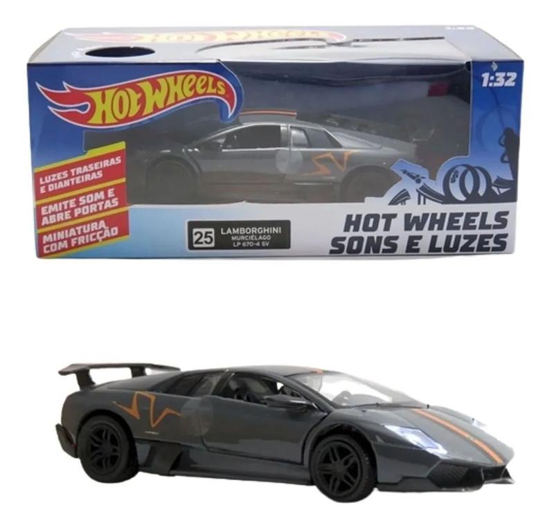 Carro Hot Wheels Luz E Som Carrinho De Brinquedo Magazine Luiza