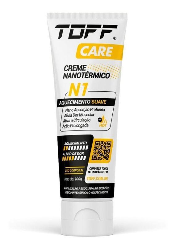 Creme Alívio Das Dores Musculares Suave N1 Toff Care100g BB e CC