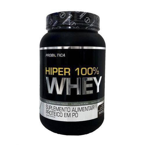 Hiper 100 Whey Pote 900g Sabor Chocolate Probiótica Whey