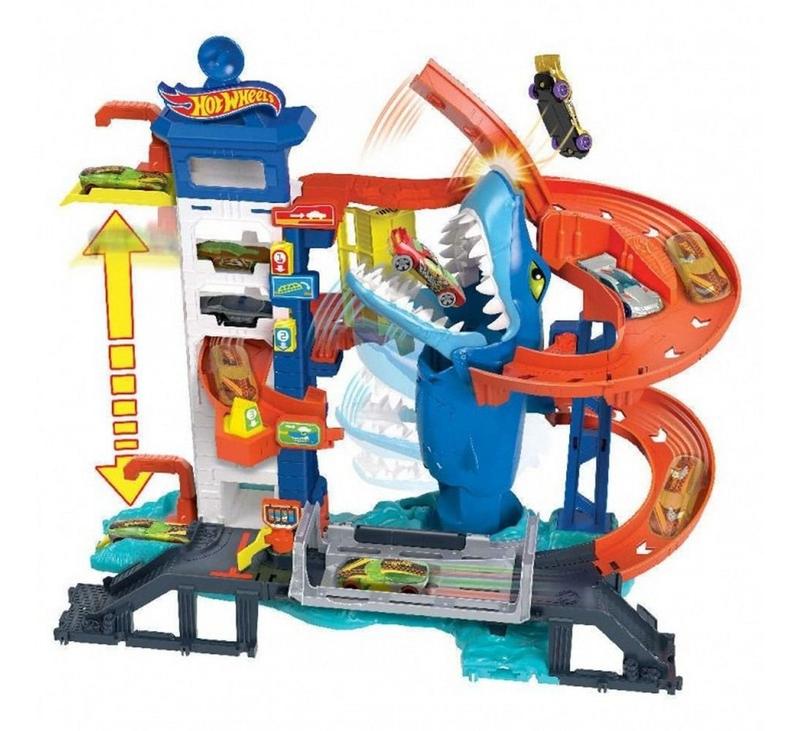 Hot Wheels City Ataque Na Cidade Tubar O Mattel Pistas Magazine Luiza