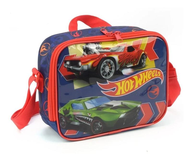 Lancheira T Rmica Escolar Infantil Hot Wheels Luxcel Lancheira