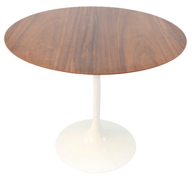 Mesa De Jantar Tulipa Saarinen Redonda 70 Cm Tampo Imbuia Personal