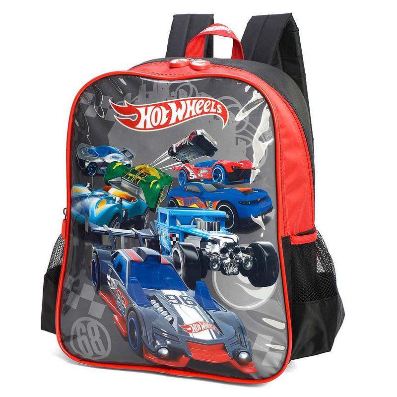 Mochila Infantil Hot Wheels Luxcel Mochilas Magazine Luiza