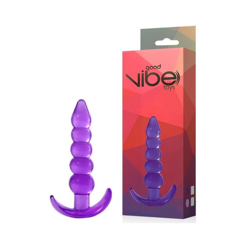 Plug Anal Escalonado Feito Em Silicone Good Vibe Toys Plug Sexual