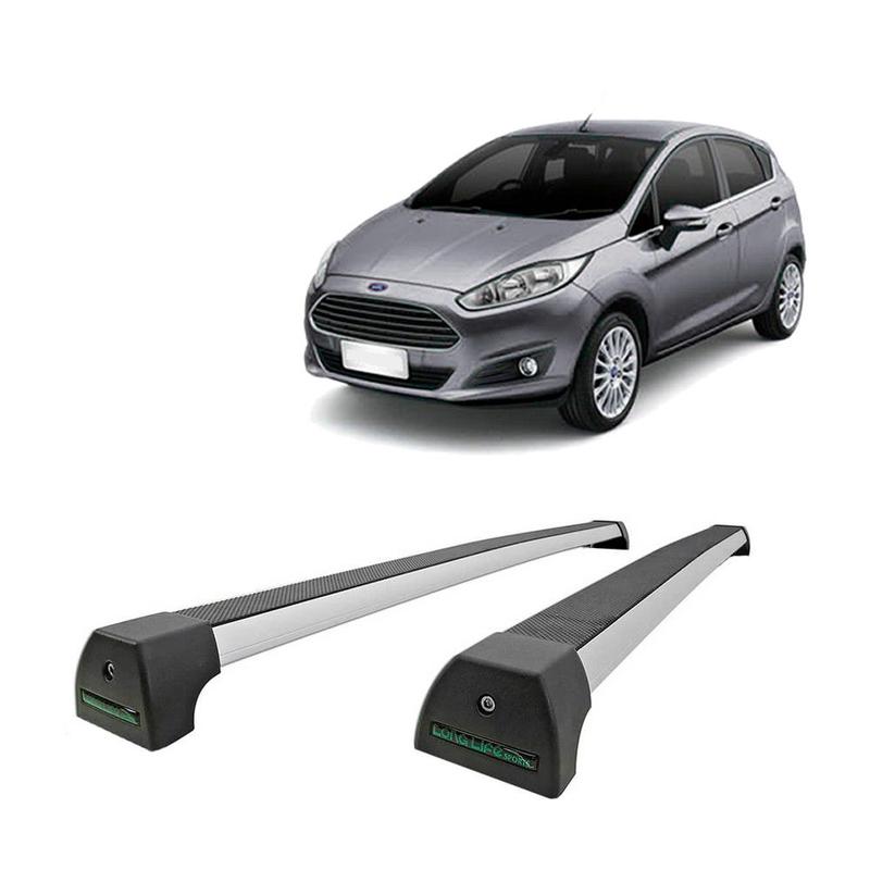 Rack De Teto Alumínio Long Life Sports New Fiesta Hatch Sedan 2011